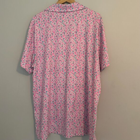 Nike Dri-Fit WM Phoenix Open Tour Micro Camo Performance Golf Polo Shirt - XL - Picture 6 of 7